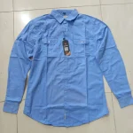 Double Pocket  shirt for men(sky) - Image 3