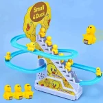  Electric Small Duck Climbing Stairs Toy