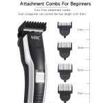 HTC AT-538 Hair and Beard Trimmer for Man - Image 4