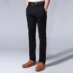 Men's Gabardine Pant (Black Color) - Image 2