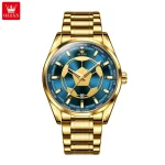 OLEVS 9949 Football Dial Men Business Sport Quartz Watch - Image 2