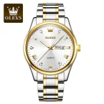 Olevs Luxury Men’s Quartz Watch (White ) - Image 3