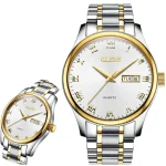 Olevs Luxury Men’s Quartz Watch (White ) - Image 6