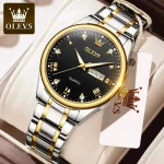 Olevs Luxury Men’s Quartz Watch(Black -White) - Image 2