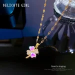 Pink Flower Pendant - Image 2