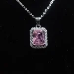 Pink Square Shape pendant