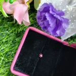 Traditional Gold SevenStone Mossanite  Nose Pin -7 Mm (With gift box) - Image 4