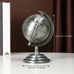 World Map 3D Rotating Glove Decoration Gift-Silver  & Eiffel Tower Metal Showpiece Decoration Gift - Image 4