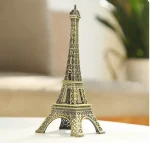 World Map 3D Rotating Glove Decoration Gift-Silver  & Eiffel Tower Metal Showpiece Decoration Gift - Image 3